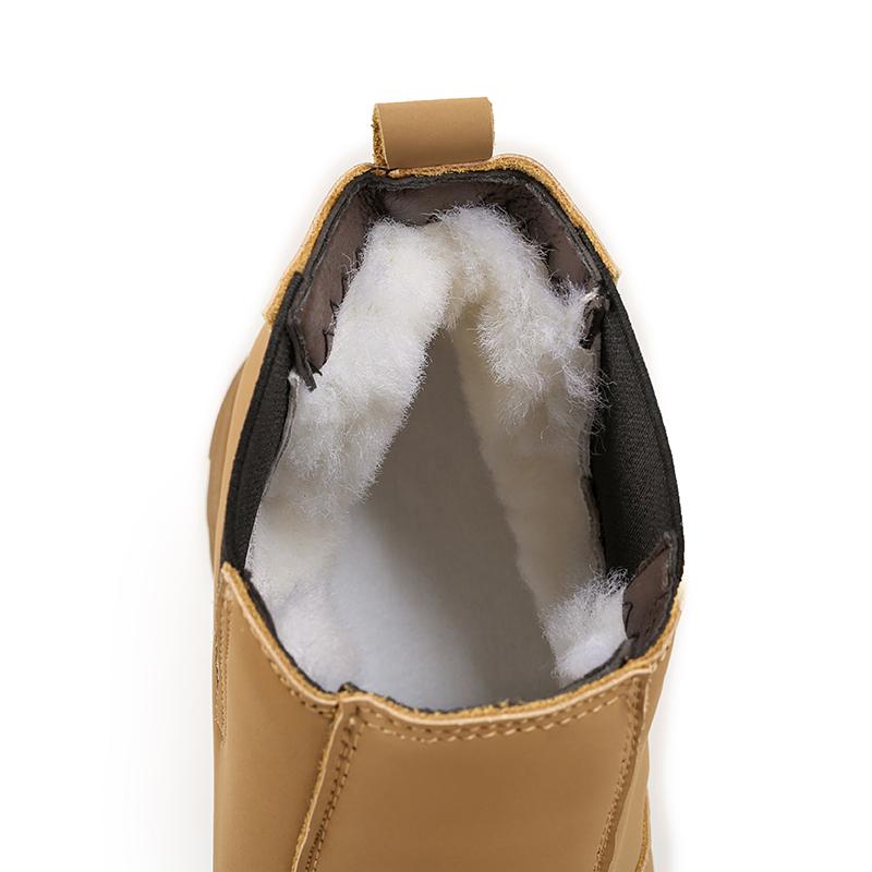 Fashion AIYUQI Women Cargo Boots Natural Wool 2025 New Genuine Leather Women Ankle Boots Large Size 41 42 43 British Style Booties Women