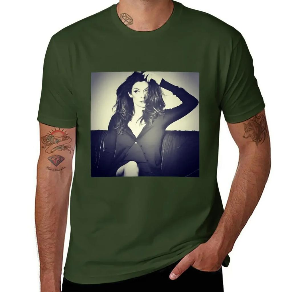 Funny Michelle Gomez Design T-Shirt Summer Clothes Customs Anime Clothes Mens Clothing