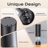Electric Peppers Mill Battery Power Adjustable Grindings Setting Nonrust Steel Mechanism Variants Kitchens