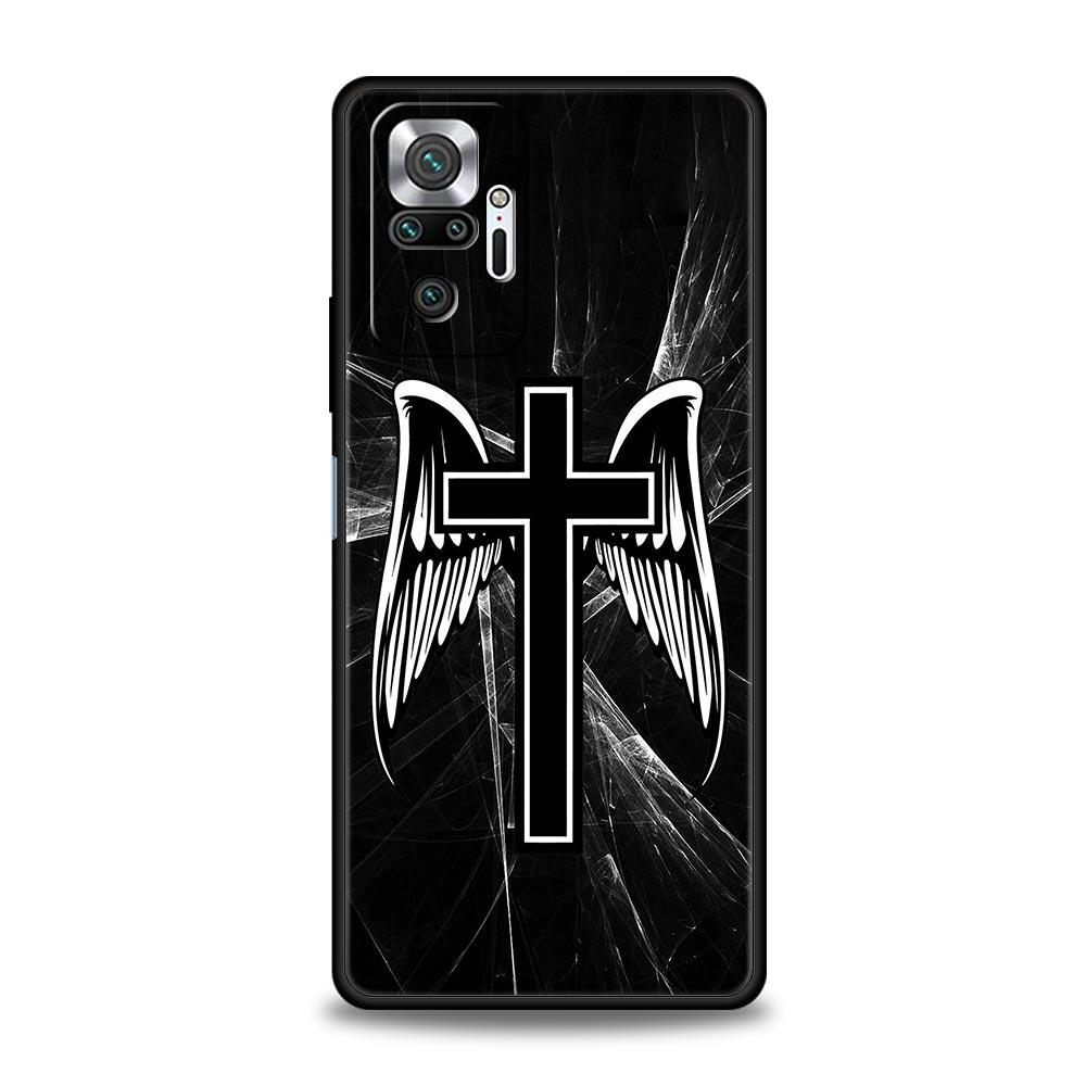 Bible Jesus Christ Cross Phone Case For Xiaomi Redmi Note 14 13 12 Pro Plus 5G 9S 9 10 11 4G 14C 13C 12C 10C 9C 9A Soft Cover