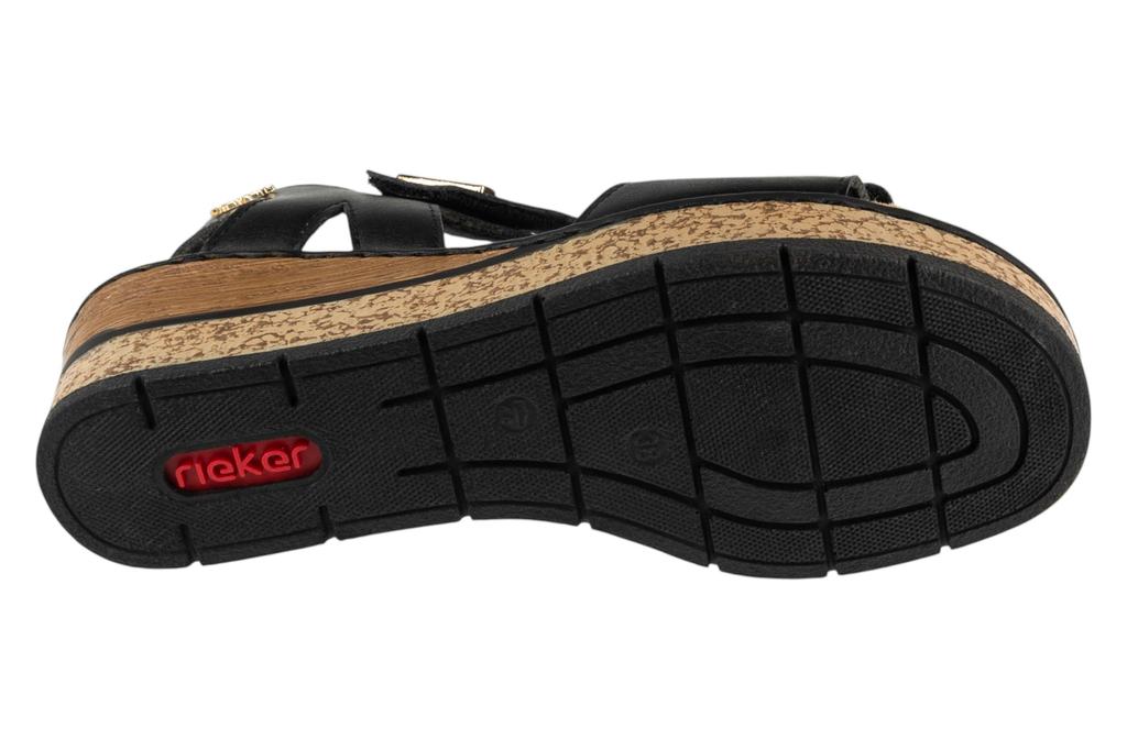 RIEKER Sandals, Womens Black Sandals