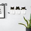Schalteraufkleber mit Cartoon-Motiv „schwarze Katze“, abnehmbar, selbstklebend, wasserdicht, PVC, für Wohnzimmer, Badezimmer, Lichtschalter, Wandsteckdose, Dekoration