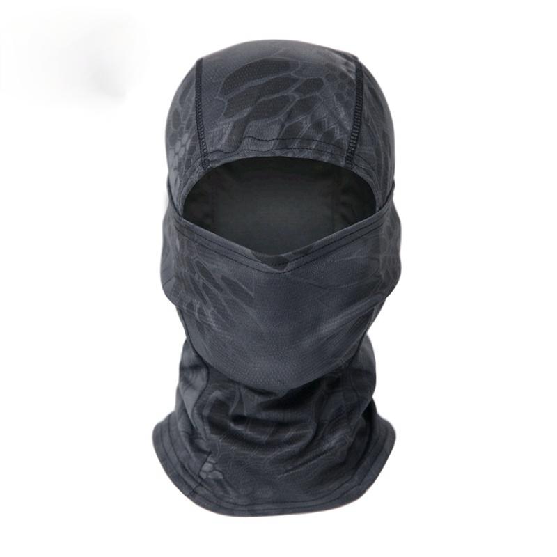 Camouflage Sturmhaube Vollgesichtsbedeckung Winter Halswärmer Taktisch Ski Radsport Helm-Innenfutter für Airsoft