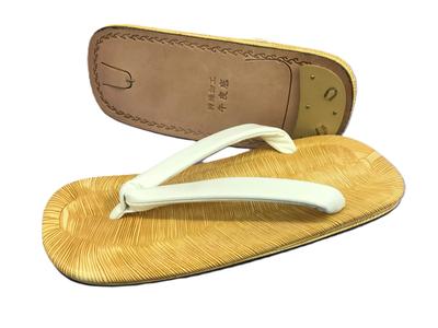 Sanyo Genuine Leather Sandals with White Straps with Instructions (Sizes M, L, LL) (LL)