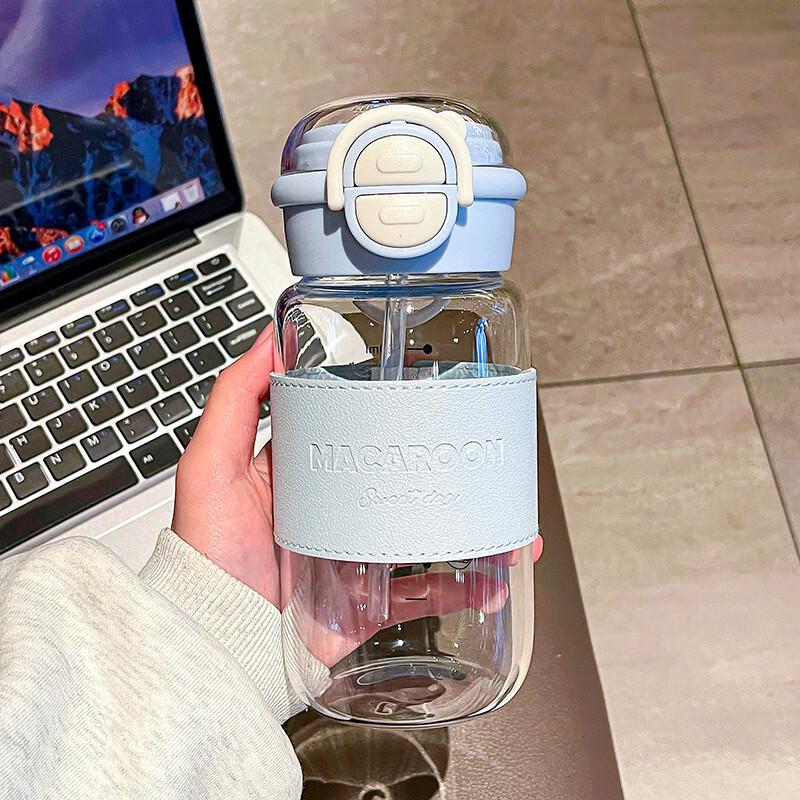SW Planet Dual-Drink Glass Water Bottle