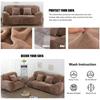 Stretch Velvet Sofa Covers for Living Room 1/2/3/4 Seat All-inclusive Plush Couch Covers Elastic Case Couch Sofa Slipcover Towel