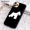 MaiYaCa Cute Miniature schnauzer puppy Phone Case For iPhone 17 Air 16 pro max 15 14 plus 12 13 Shell Cover coque