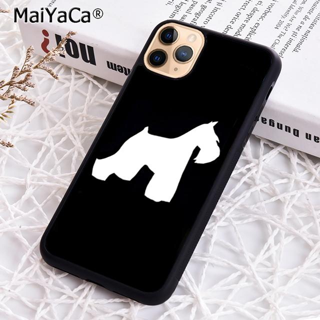MaiYaCa Cute Miniature schnauzer puppy Phone Case For iPhone 17 Air 16 pro max 15 14 plus 12 13 Shell Cover coque