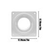 Dryer Vent Indoor Dryer Vent Kit Replacement Parts Connector Plate for Washer Exhaust Ventilation Fans Ceiling Circulation Air