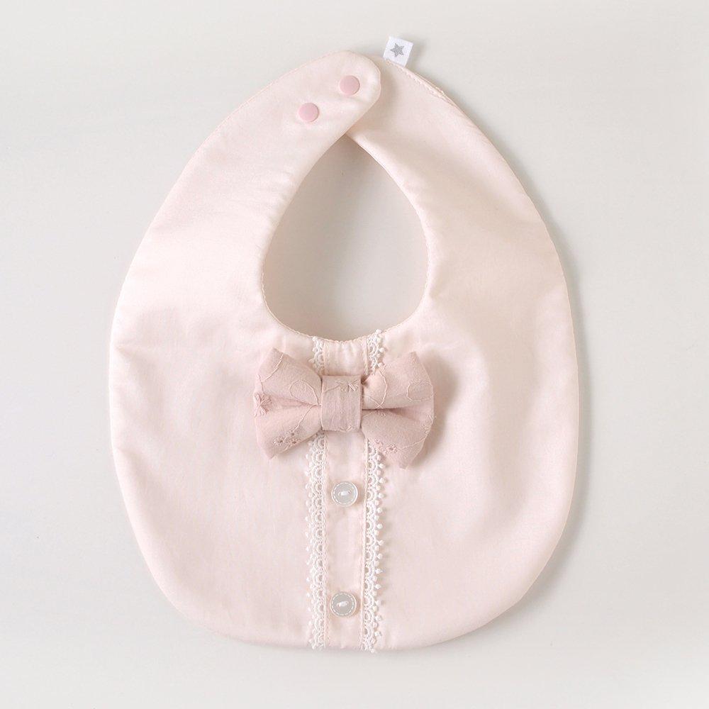 10mois Bow Tie Bib Pink & Bloomers, Lace,