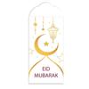6Pcs Eid Mubarak Cash Envelopes Gift Money Cards Decorative Paper Bag Ramadan Kareem Decoration Islamic Muslim Eid Al-Fitr