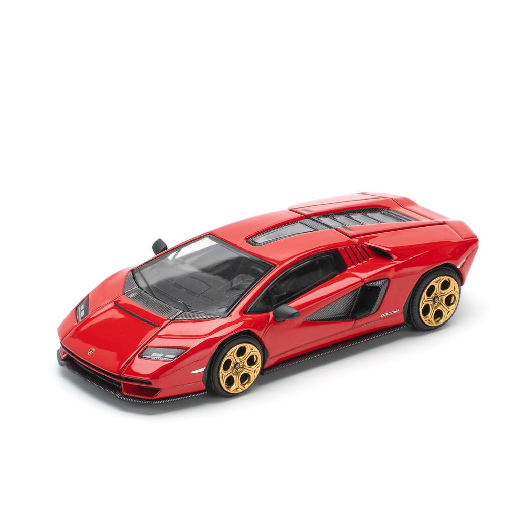 POP RACE Lamborghini Countach Rosso Finished Model PR640259 1/64 LPI-800 -