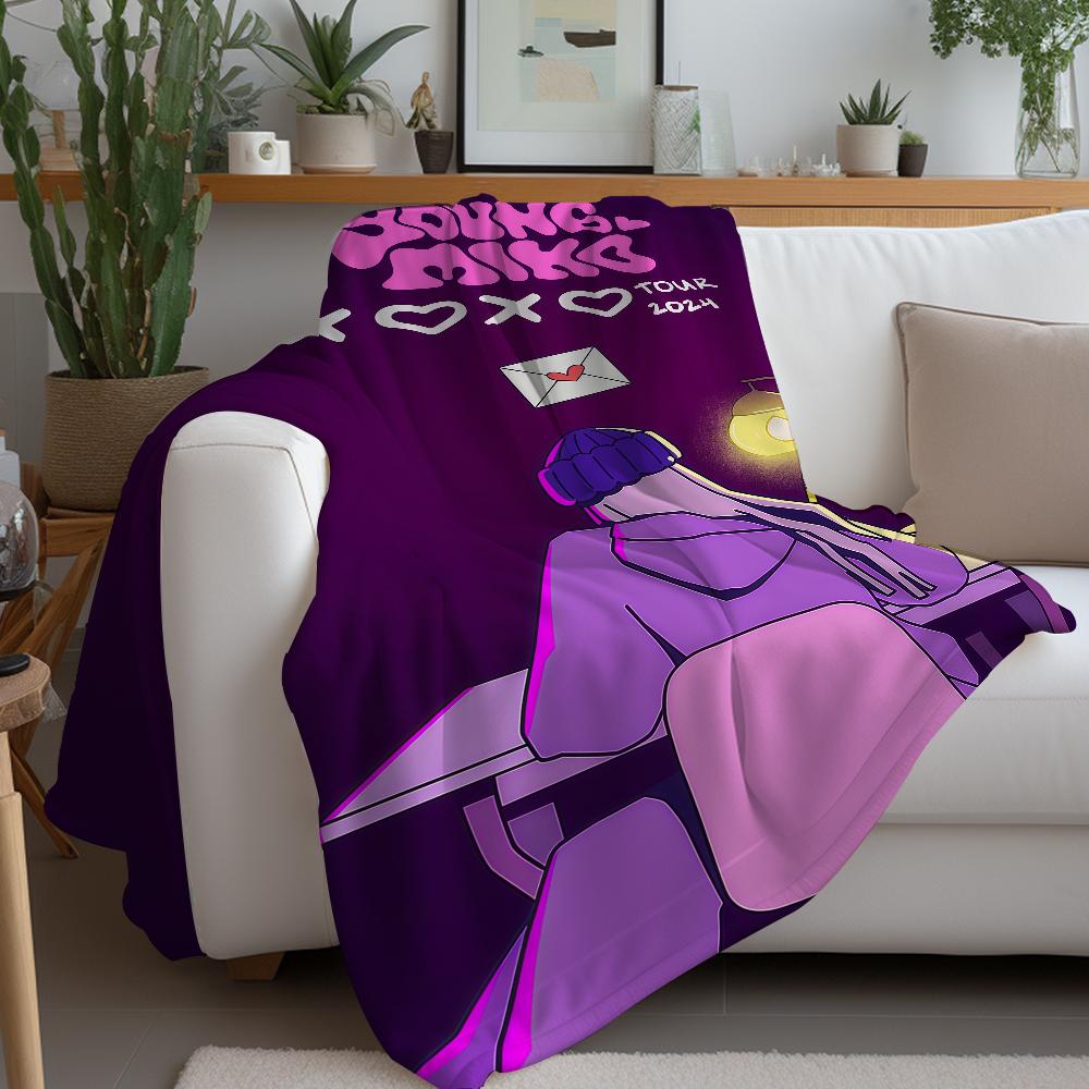 Singer Y-young Miko Blanket Warm And Soft Suitable For Bedroom Living Room Sofa Bed Office Travel Camping
