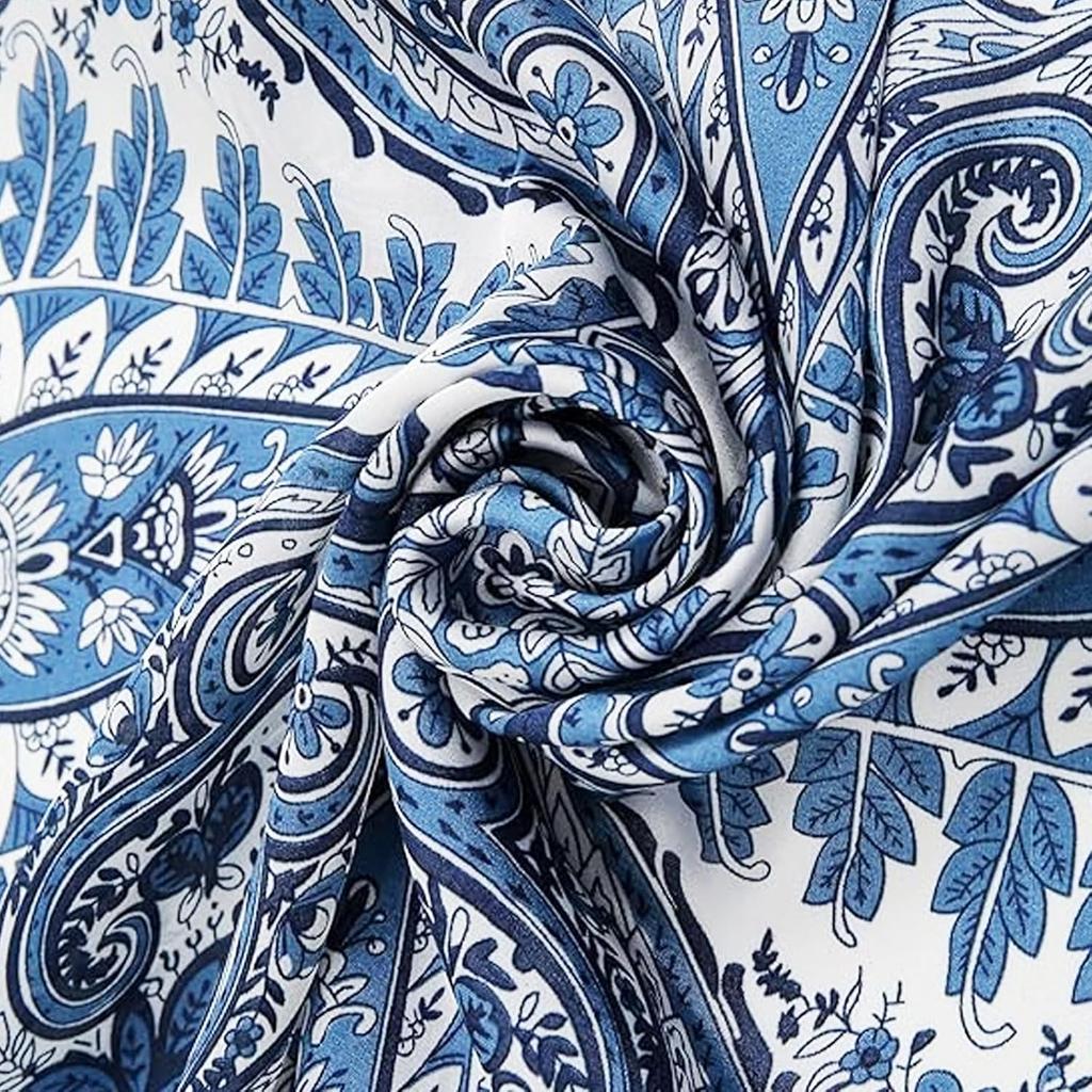 Head Scarf for Women Silk Satin Scarves for Hair Wrap Bandana Square Headscarf for Sleeping