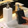 Water Ripple Ceramic Emulsion Bottle Hand Sanitizer Shower Gel Lotion Press Bottle Bathroom Soap Bottle Bathroom Soap Dispenser