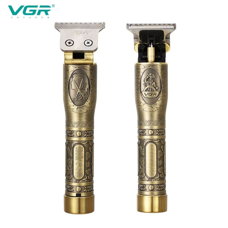 New Oil Head Electric Hair Clipper Men's Professional Sharp Wear-resistant Blade Razor Hair Salon Retro Metal Carving Rechargeable Dual-purpose