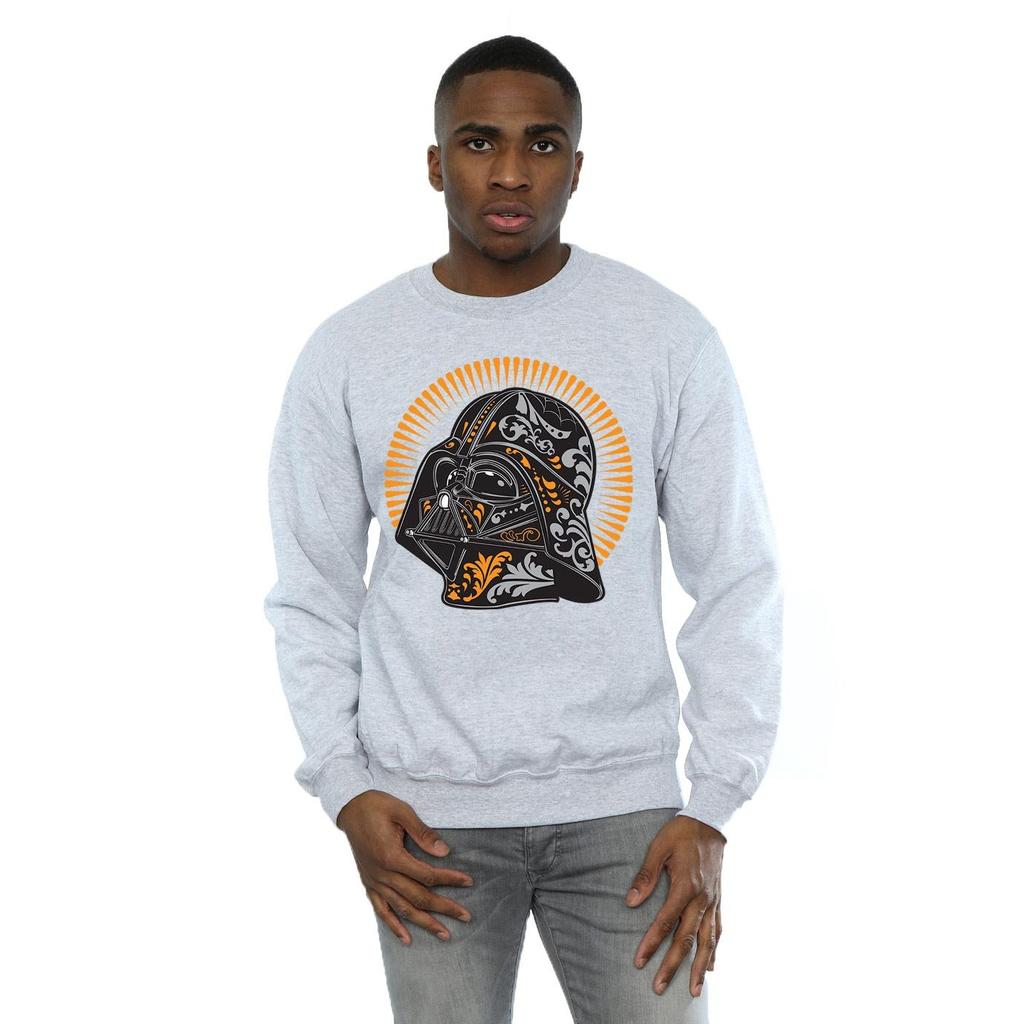 STAR WARS Mens Darth Vader Dia De Los Muertos Sweatshirt