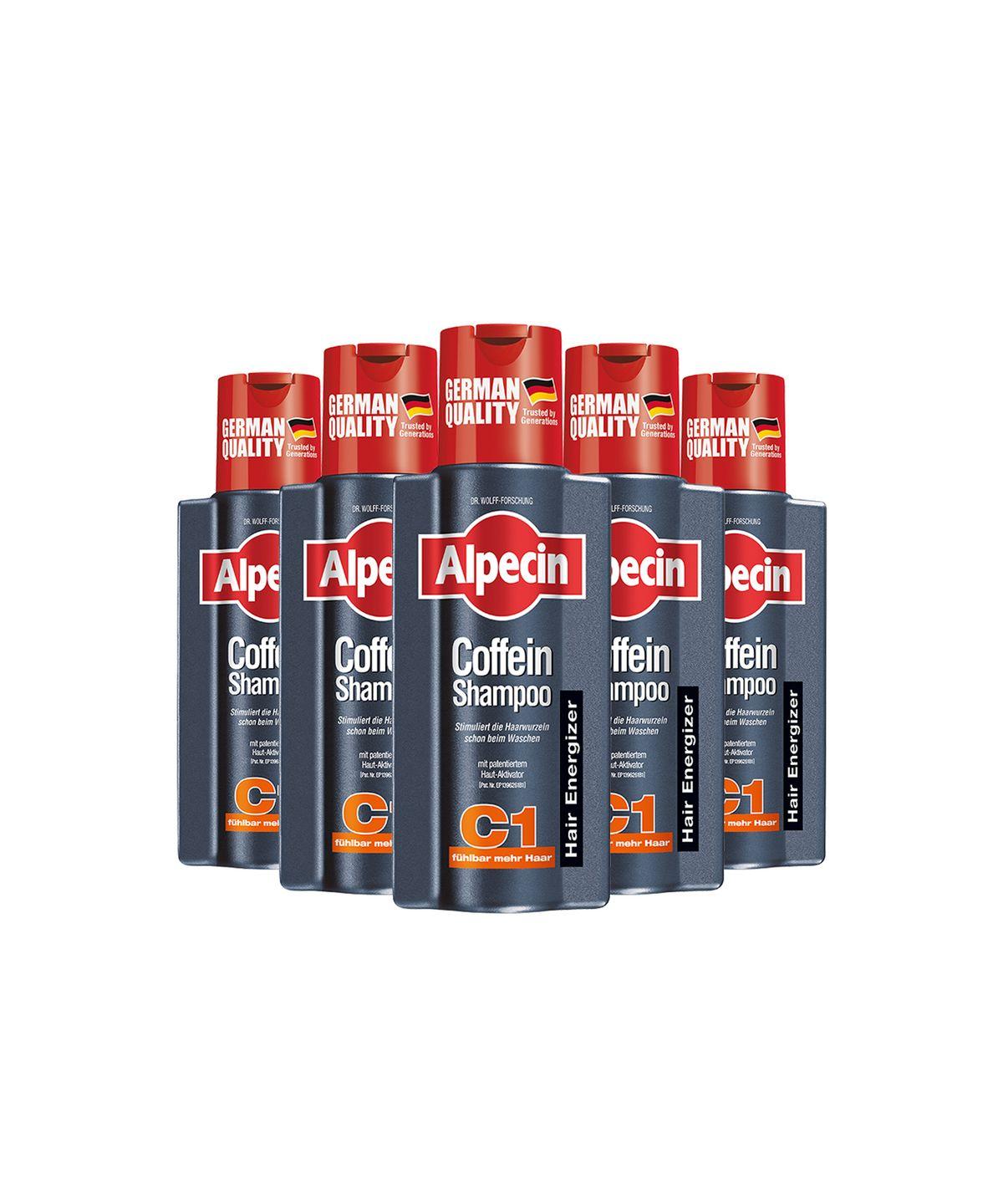 Alpecin Caffeine Shampoo C1 (Hair Strengthening) 250ml X 5