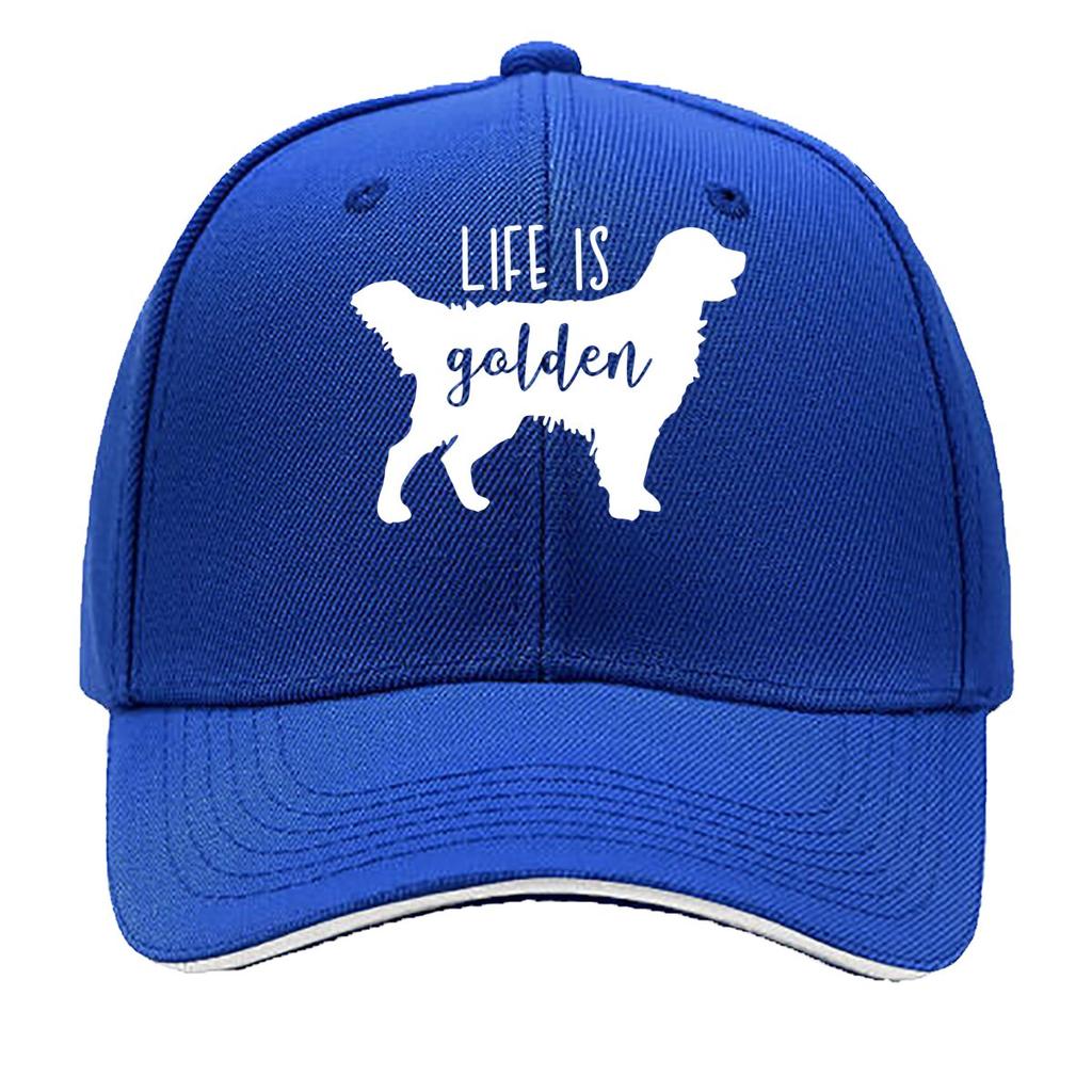 Outdoor Mountaineering Casual Puppy Print Hip Hop Hat Curved Brim Retro Sports Running Hat Hat Versa Sandwich Baseball Cap