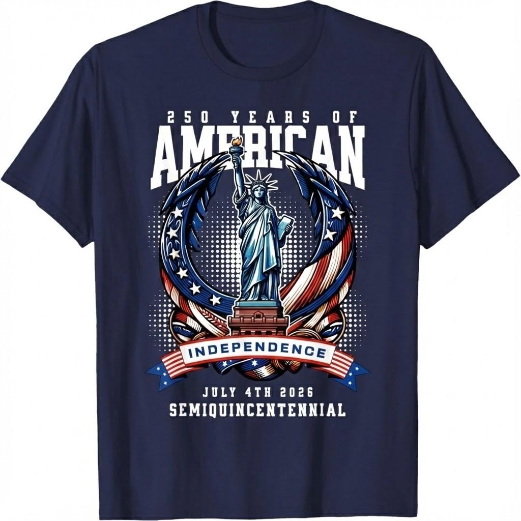 New 250th America Anniversary Gift For Fans Unisex S-5XL Shirt CA615 S
