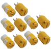 5 Set Straight Blade Electrical Plug and Connector Kit 15 Amp 125V 5-15P 5-15R