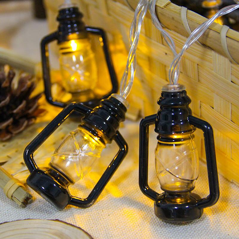 Beigong LED Solar Retro Lantern String Lights