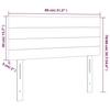 VidaXL LED Headboard Bedroom Furniture Single Bed Accessory Headboard Bed Frame Interior Pink 80x5x78/88 3121787