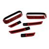 ABS Glossy Black For Land Rover Discovery Sport 2020 Car Styling Front Air Intake Grille Trim Car Exterior Accessories