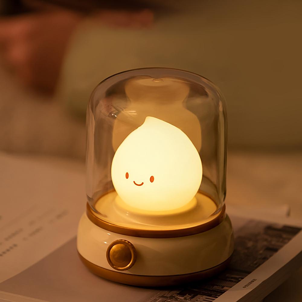 Flameless Candles Night Light Cute Capybara Kerosene Sleeping Nightlights Dimmable 2 Lighting Modes Bedside Lamp For Kid Bedroom