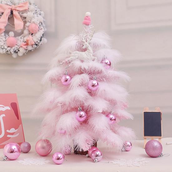 Buy Artificial Xmas Tree Fine Workmanship Table Top Mini Pink Blue