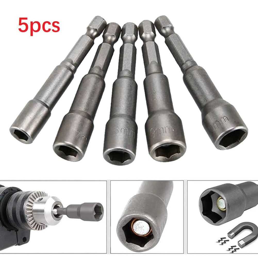 Sechskantschaft-Innensechskant-Stecknuss-Werkzeug, Stahl, 1/4 Sechskantschaft-Bit-Bohrer