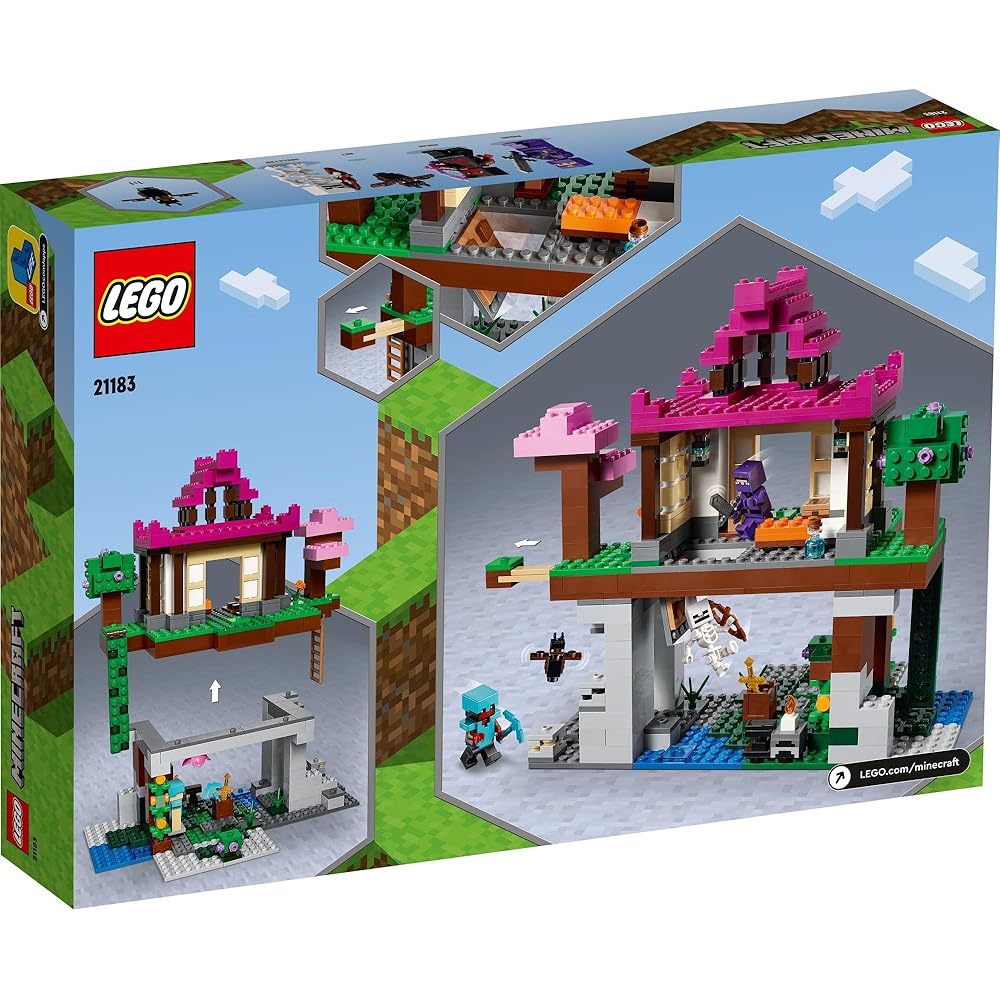 LEGO Minecraft Training Grounds Set 21183 Building Blocks Toy for Kids Age 8 and Up