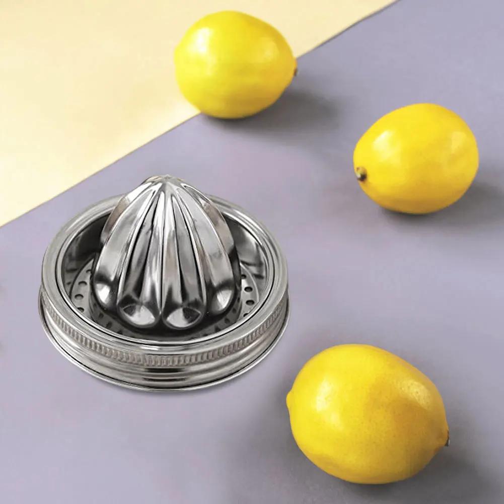 Stainless Steel Citrus Reamer Manual Juicer Citrus Juicer Citrus Lemon Juice Squeezer for Mason Jars