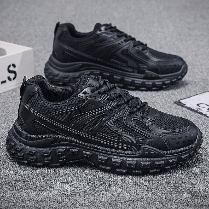 Schuhe Frühling Mesh atmungsaktiv verschleißfest Freizeitschuhe rutschfeste Reifensohle Sportschuhe Laufschuhe Herrenschuhe