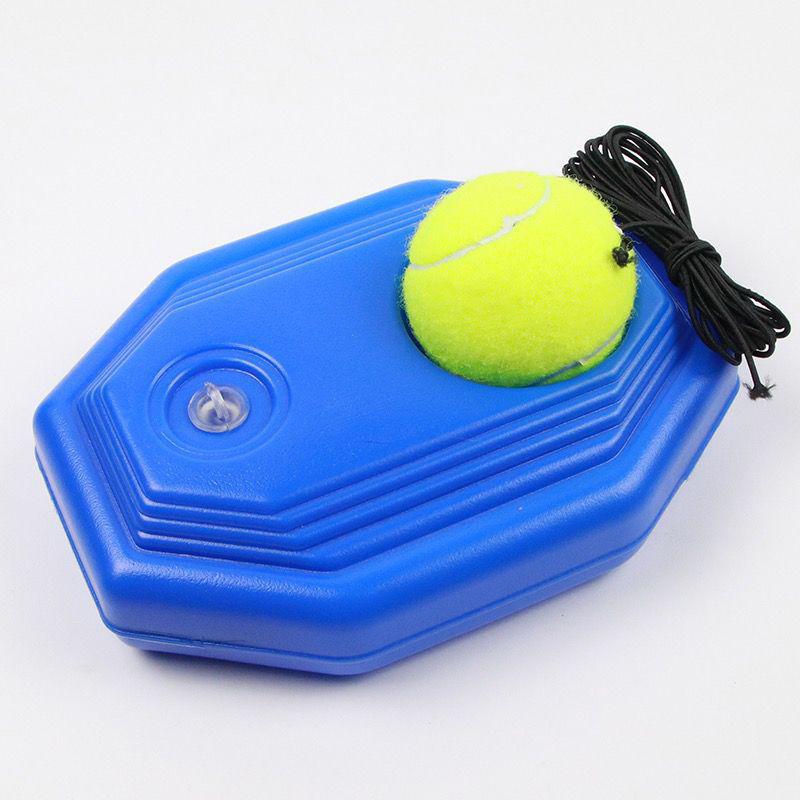 Tennis Rebound Trainer: Solo Practice Racket with Water-Filled Base