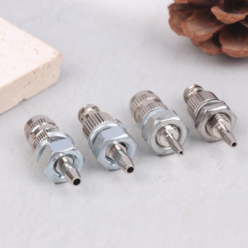 Luer Lock Adapter Fitting Dispenser Connector Through Board Mounted Fixed Adapter Needle Conversion Gas Pipe Brass Metal_