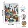 New Arrival 5D DIY Full Circle Diamond Painting "Comics City" Embroidery Cross Stitch Home Decor Gift