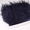 Ostrich Feathers Trim 13-18 CM Plumes on Ribbon Selvage For DIY Wedding Sewing in Dress Decoration Crafts Accessories Wholesale