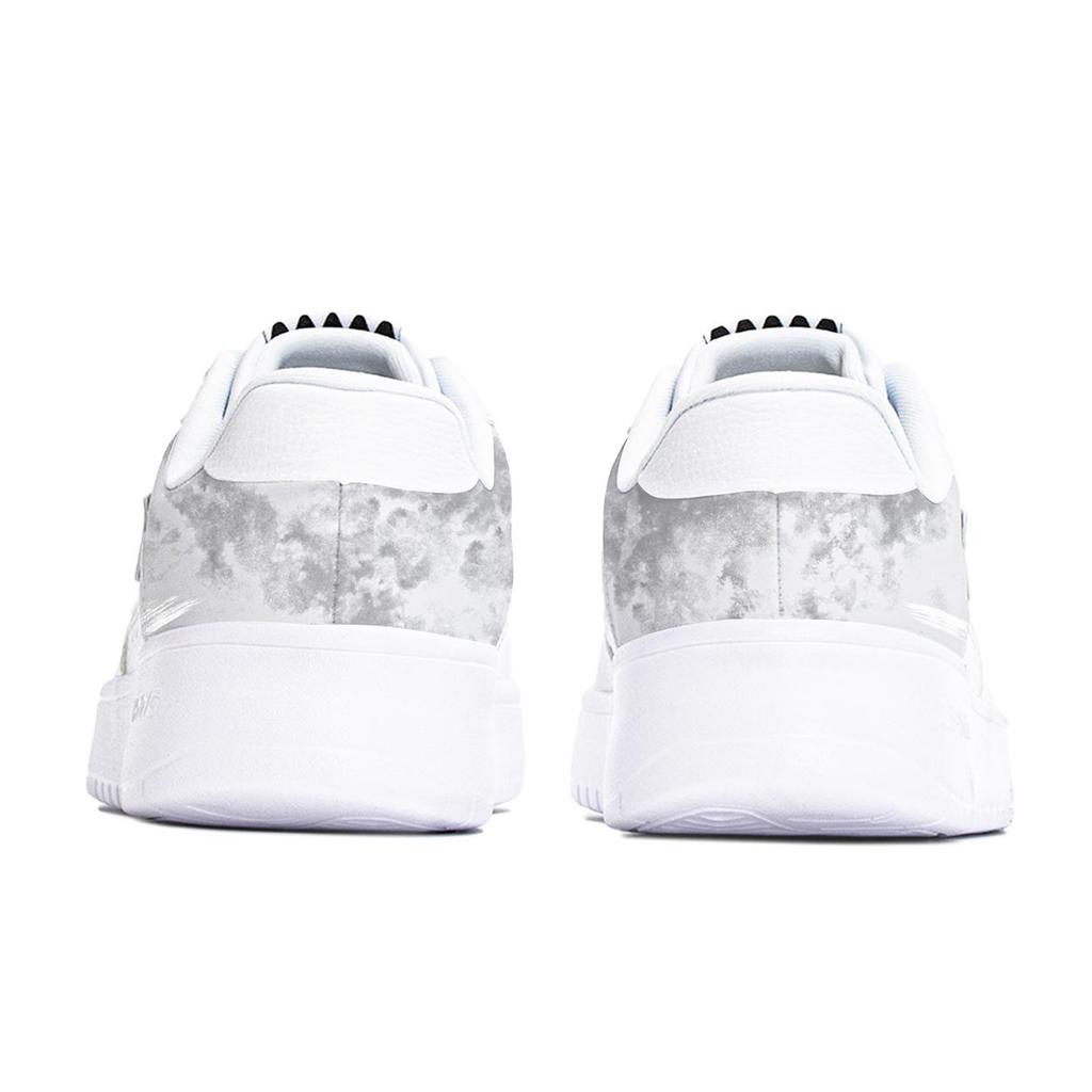 Li Ning Floating Boat Easy, Ink Dyed, Graffiti Abrasion Resistant Slip Resistant Low top Skateboard Shoes Men's AGCS419-1(Team1993-)