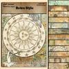 Vintage Medieval Alchemy Newspaper Paper - 12 Sheets for Journal Collage Decoration