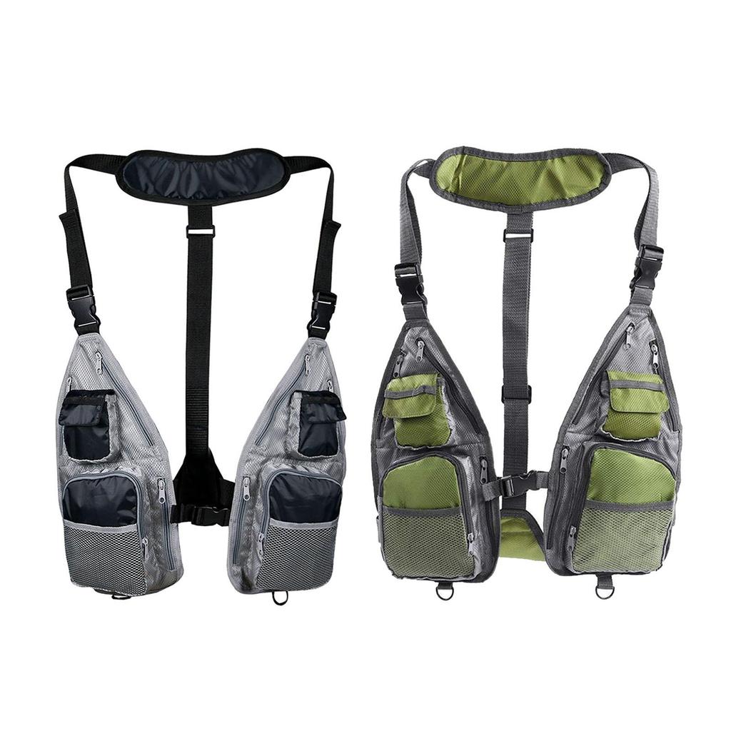 Fischerweste Einfach Atmungsaktiv Netz Mehrere Taschen Weste Sommer Outdoor Angelzubehör