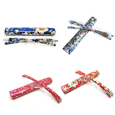 Menn Kvinner Mote Mini Blomstrete Lesebriller Plastinnfatninger +1.00 til +3.00 Styrke