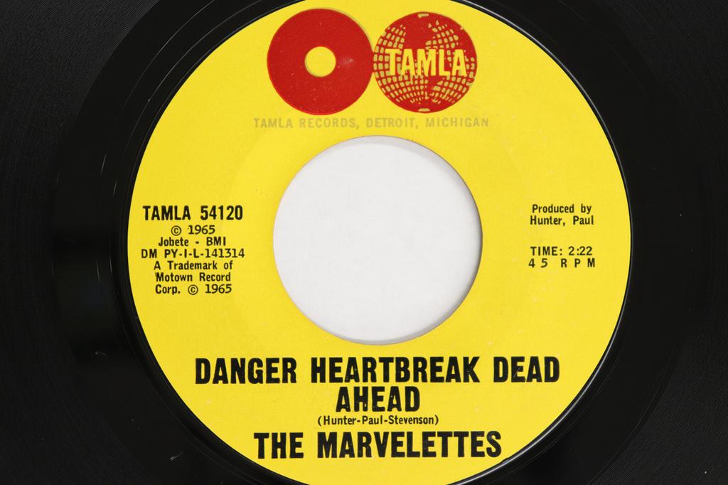 7inch Record MARVELETTES - Danger Heartbreak Dead Ahead TAMLA54120 TAMLA 1965 US Soul/Funk Used