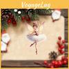Girl Christmas Ballet Vehicle Acrylic Flat Surface Pendant For Interior Auto
