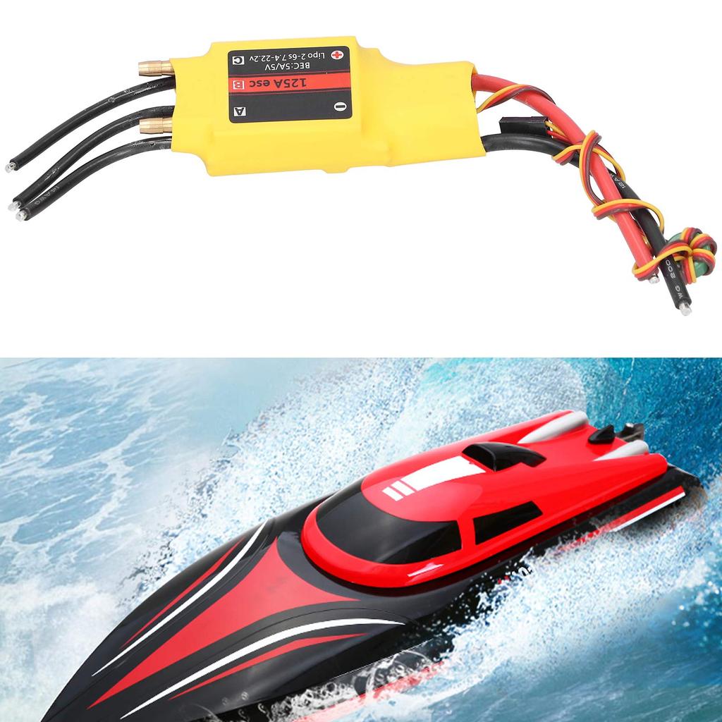 Brushless ESC, Portable Small RC Boat ESC for Outdoor Use