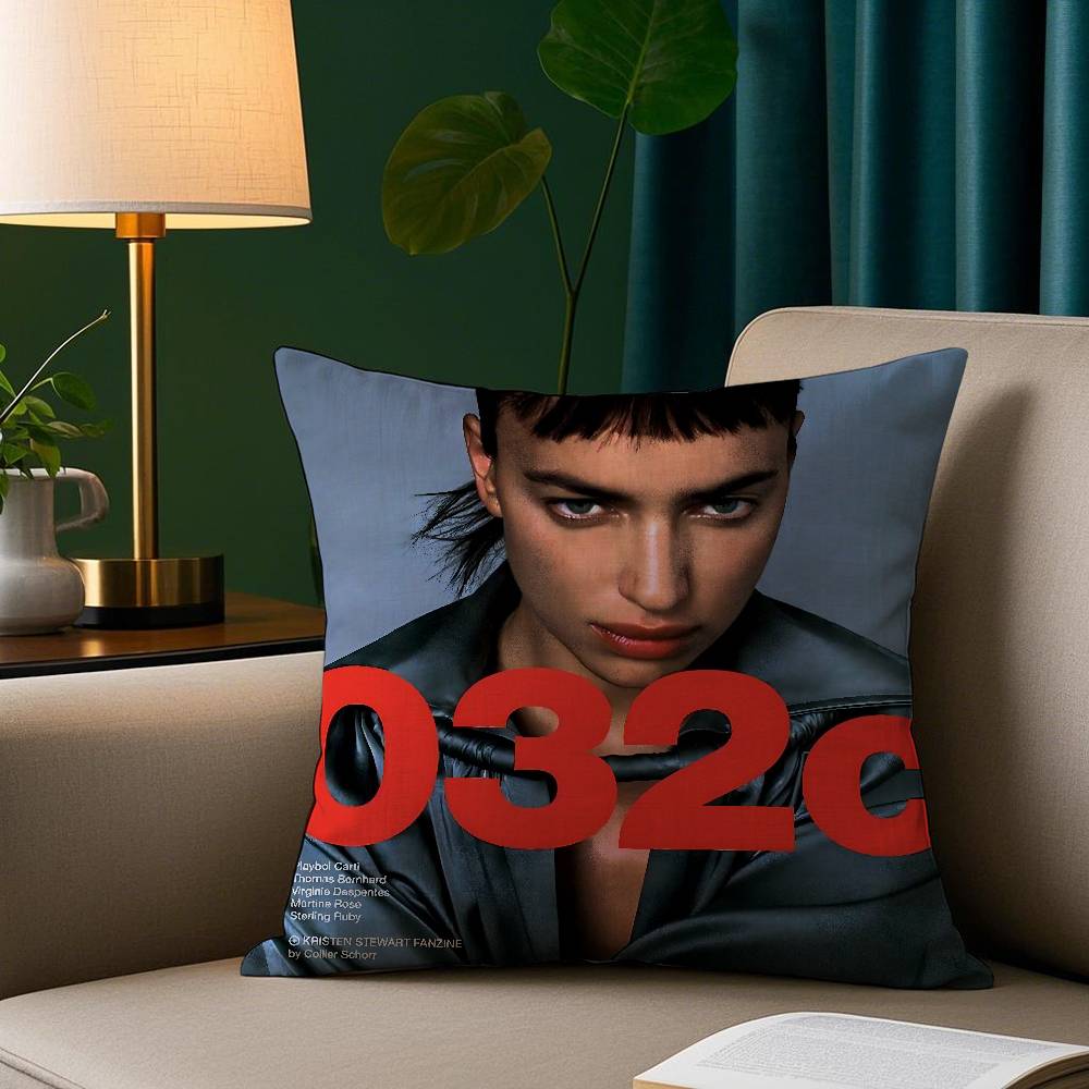 Brand c Poster Pillow Case Short Plush Print Cushion Cover Square Throw Pillow Covers Sofa Home Decor