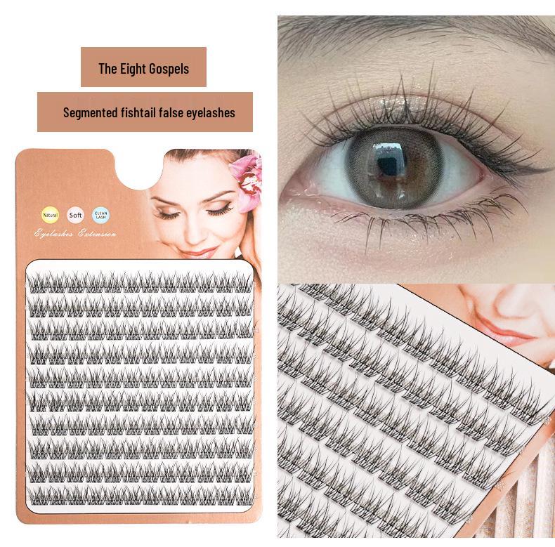 Lazy Trilogy Sunflower False Eyelashes: Pure Wild Fox Series, Little Devil & Small Flame Lower Lashes.