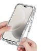 3 In 1 Hybrid Armor Shockproof Case For Honor 400 Lite Hard Plastic TPU Frame Transparent Acrylic Phone Protective Cover Fundas