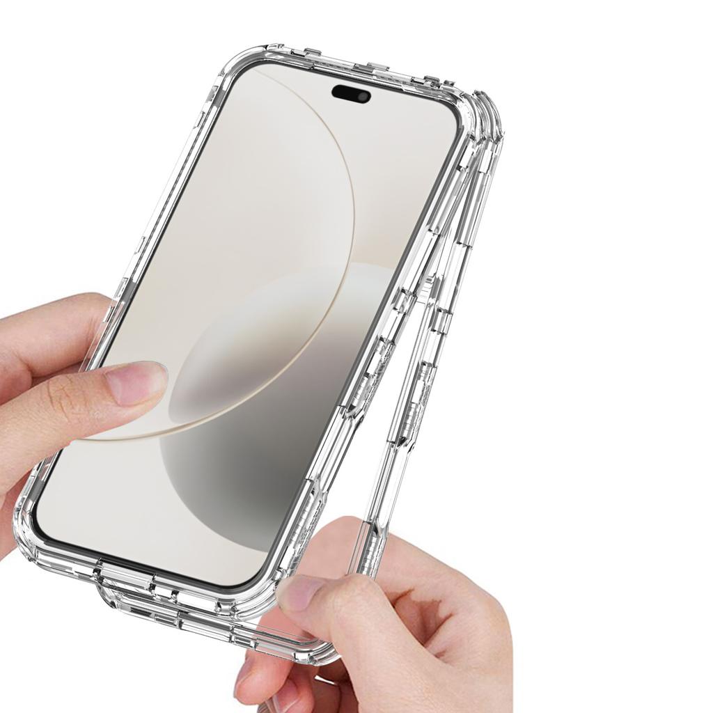 3 In 1 Hybrid Armor Shockproof Case For Honor 400 Lite Hard Plastic TPU Frame Transparent Acrylic Phone Protective Cover Fundas