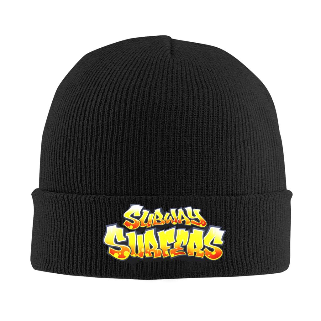 Subway Surfers Beanie Hats Video Game Bonnet Hats Men Women Hip Hop Outdoor Sport Knitting Hat Autumn Winter Printed Warm Caps
